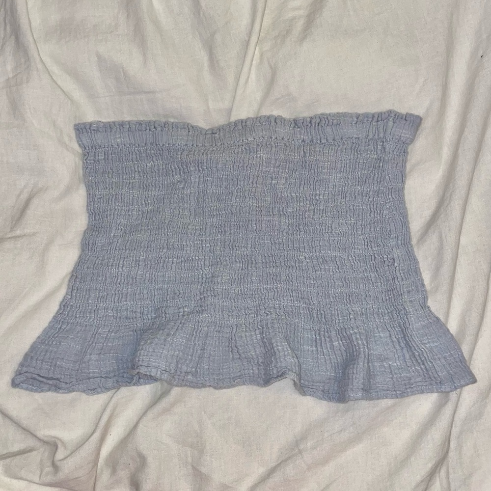 AMERICAN EAGLE - blue tube top